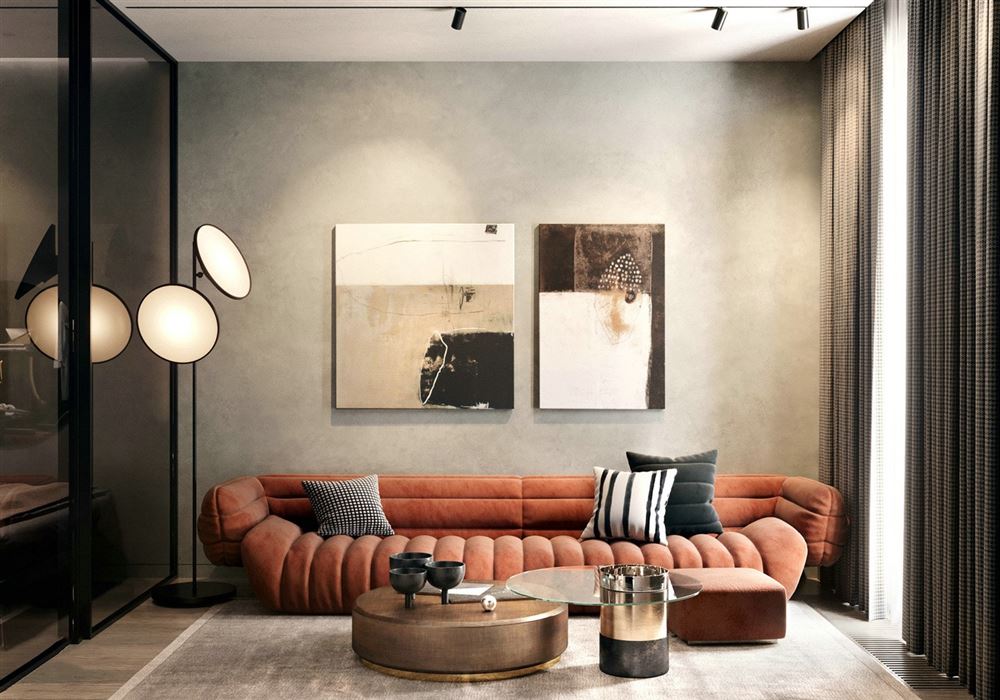 佛山市綠地熙江廣場(chǎng)現(xiàn)代簡(jiǎn)約風(fēng)格公寓裝修案例