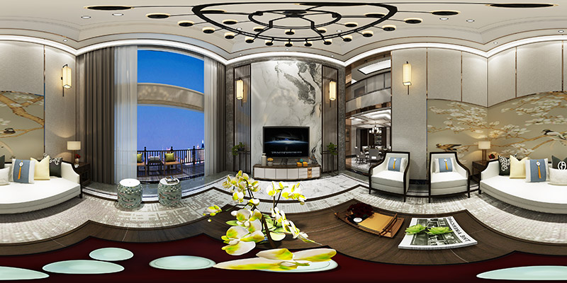 黃岐中南海暉園別墅320平米新中式風(fēng)格室內(nèi)裝修案例-客廳 黃岐中南海暉園別墅320平米新中式風(fēng)格室內(nèi)裝修案例-客廳