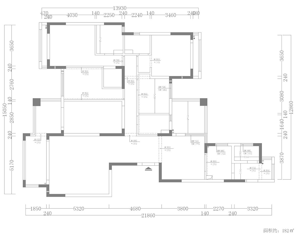佛山裝修公司簡歐風格室內(nèi)裝修效果圖-平面圖 佛山裝修公司簡歐風格室內(nèi)裝修效果圖-平面圖