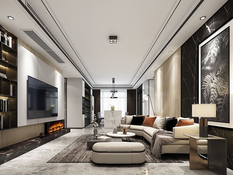 常州市懷德名園現(xiàn)代簡約風(fēng)格三居室裝修案例