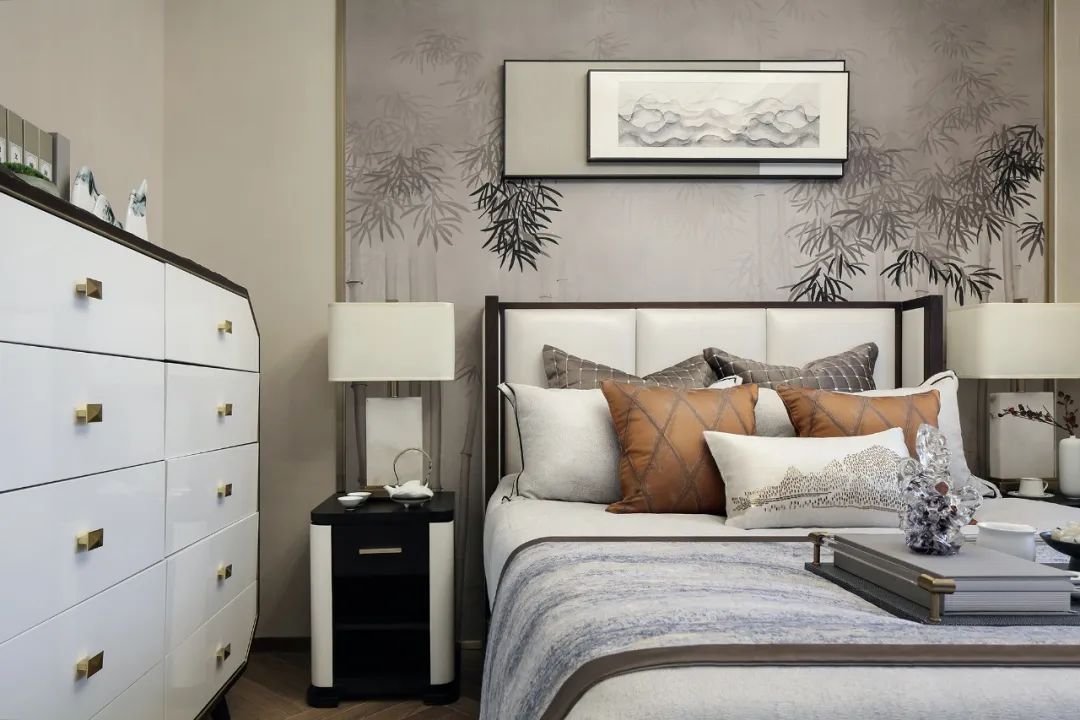 新中式風(fēng)格家裝設(shè)計(jì)室內(nèi)裝修效果圖-臥室 新中式風(fēng)格家裝設(shè)計(jì)室內(nèi)裝修效果圖-臥室