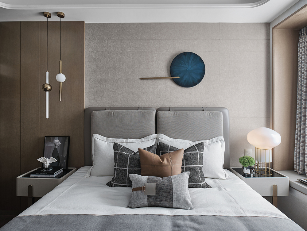 現(xiàn)代簡約風格室內(nèi)設計家裝案例-臥室 現(xiàn)代簡約風格室內(nèi)設計家裝案例-臥室