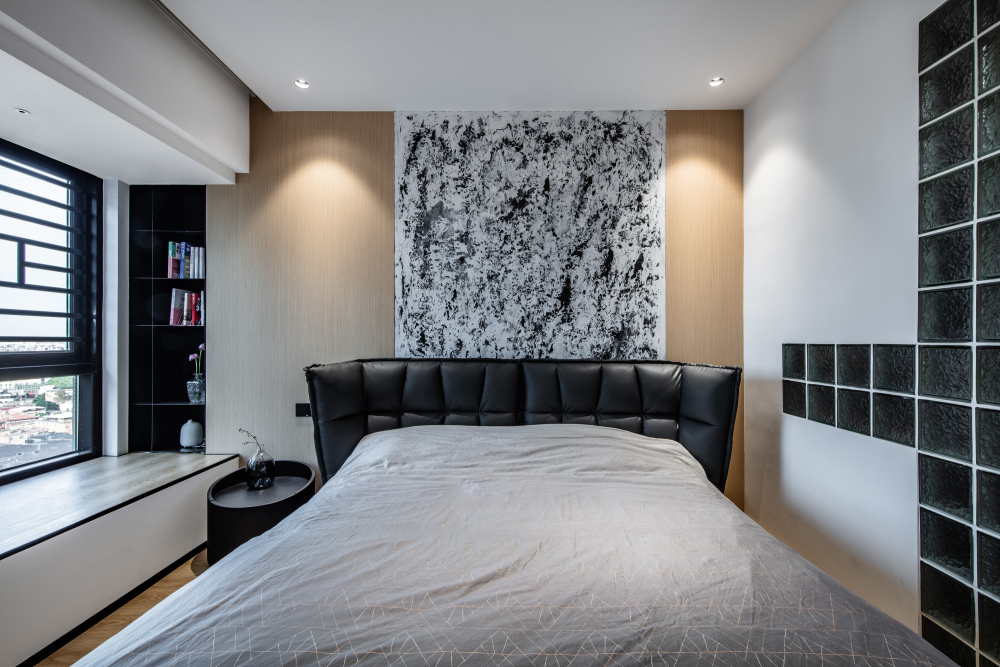 現(xiàn)代簡約風格室內(nèi)設(shè)計家裝案例-主臥 現(xiàn)代簡約風格室內(nèi)設(shè)計家裝案例-主臥