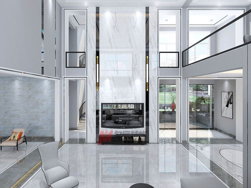 自貢市恒大綠洲一期現(xiàn)代風(fēng)格別墅裝修案例