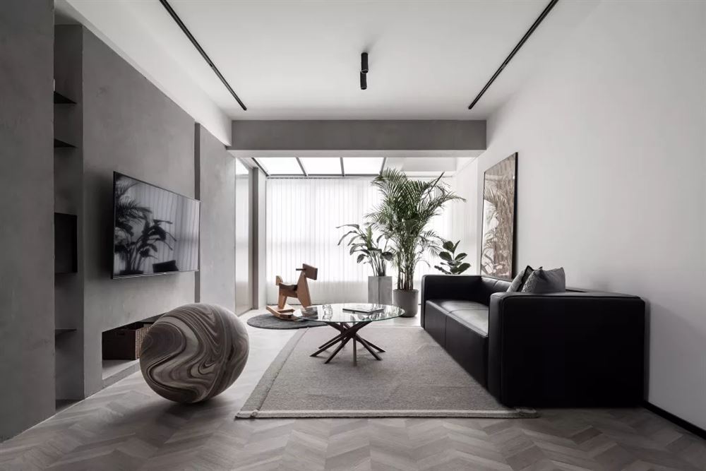 廣州市凱旋新世界現(xiàn)代簡約風(fēng)格三居室裝修案例