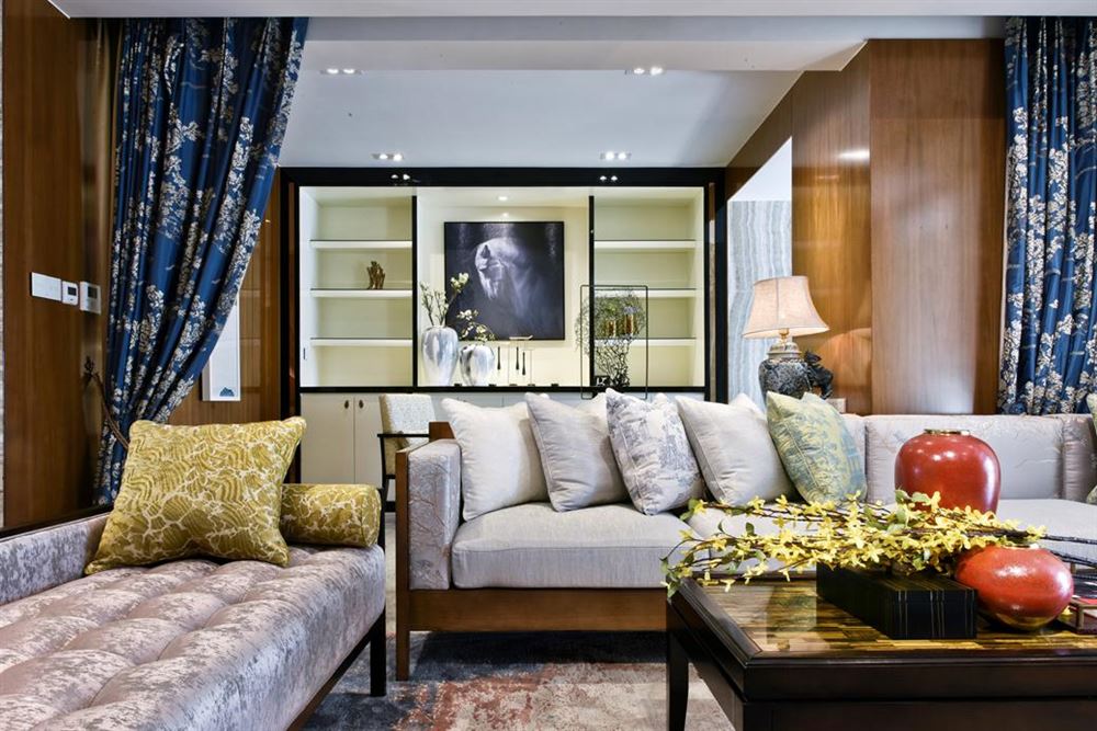 曲靖市德鑫第1城現(xiàn)代簡約風(fēng)格四居室裝修案例