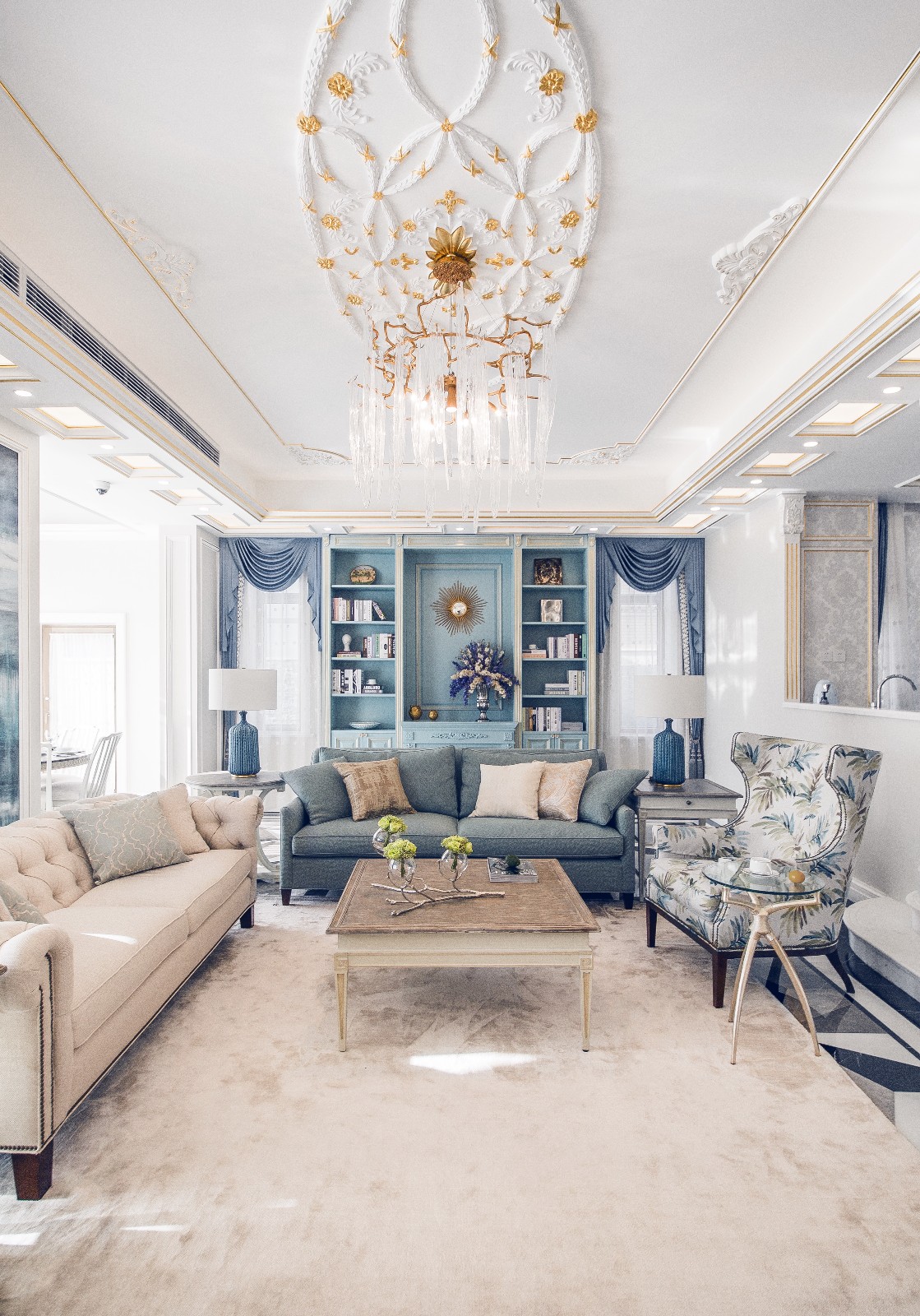 輕奢美式風(fēng)格家裝設(shè)計(jì)室內(nèi)裝修效果圖-客廳 輕奢美式風(fēng)格家裝設(shè)計(jì)室內(nèi)裝修效果圖-客廳