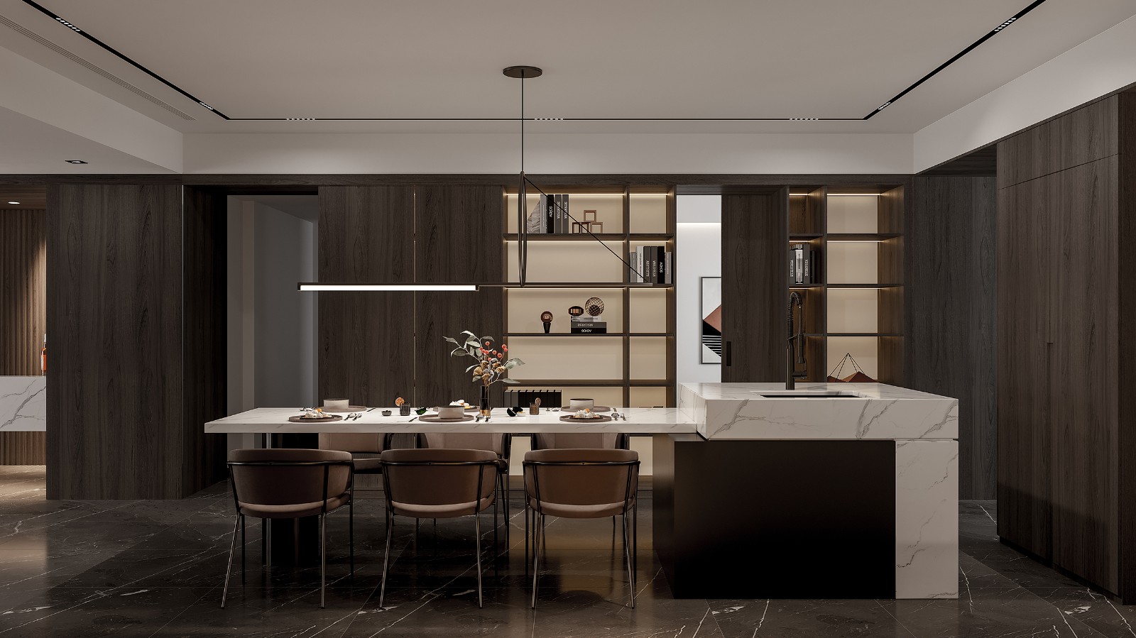 現(xiàn)代風格室內(nèi)設(shè)計家裝案例-餐廳 現(xiàn)代風格室內(nèi)設(shè)計家裝案例-餐廳