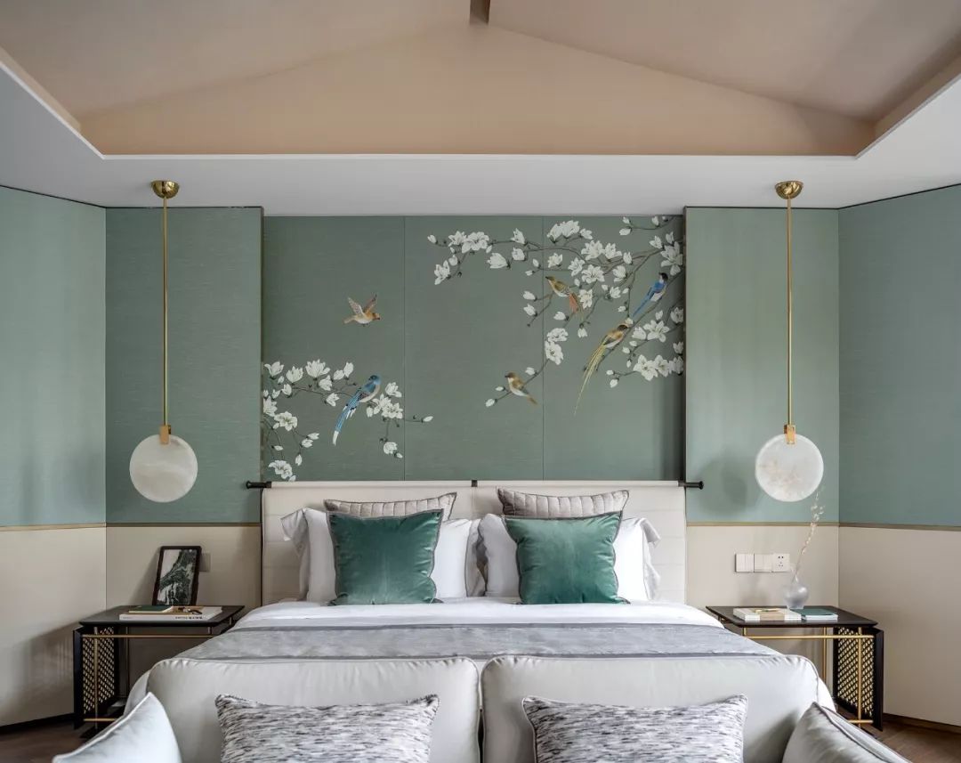 新中式風(fēng)格家裝設(shè)計(jì)室內(nèi)裝修效果圖-臥室 新中式風(fēng)格家裝設(shè)計(jì)室內(nèi)裝修效果圖-臥室