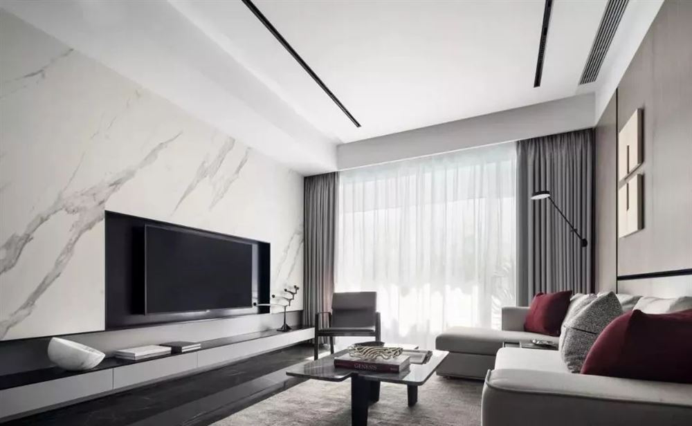 韶關(guān)市保利時(shí)光印象現(xiàn)代簡(jiǎn)約風(fēng)格三居室裝修案例