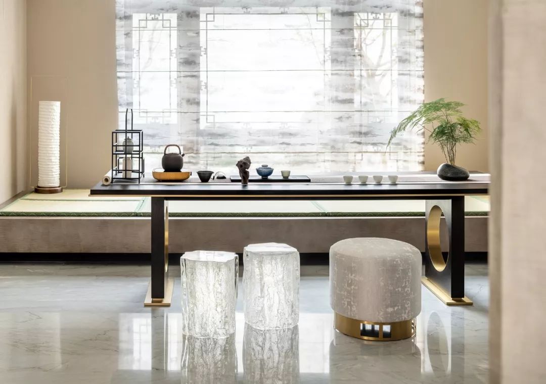 新中式風(fēng)格家裝設(shè)計(jì)室內(nèi)裝修效果圖-茶室 新中式風(fēng)格家裝設(shè)計(jì)室內(nèi)裝修效果圖-茶室