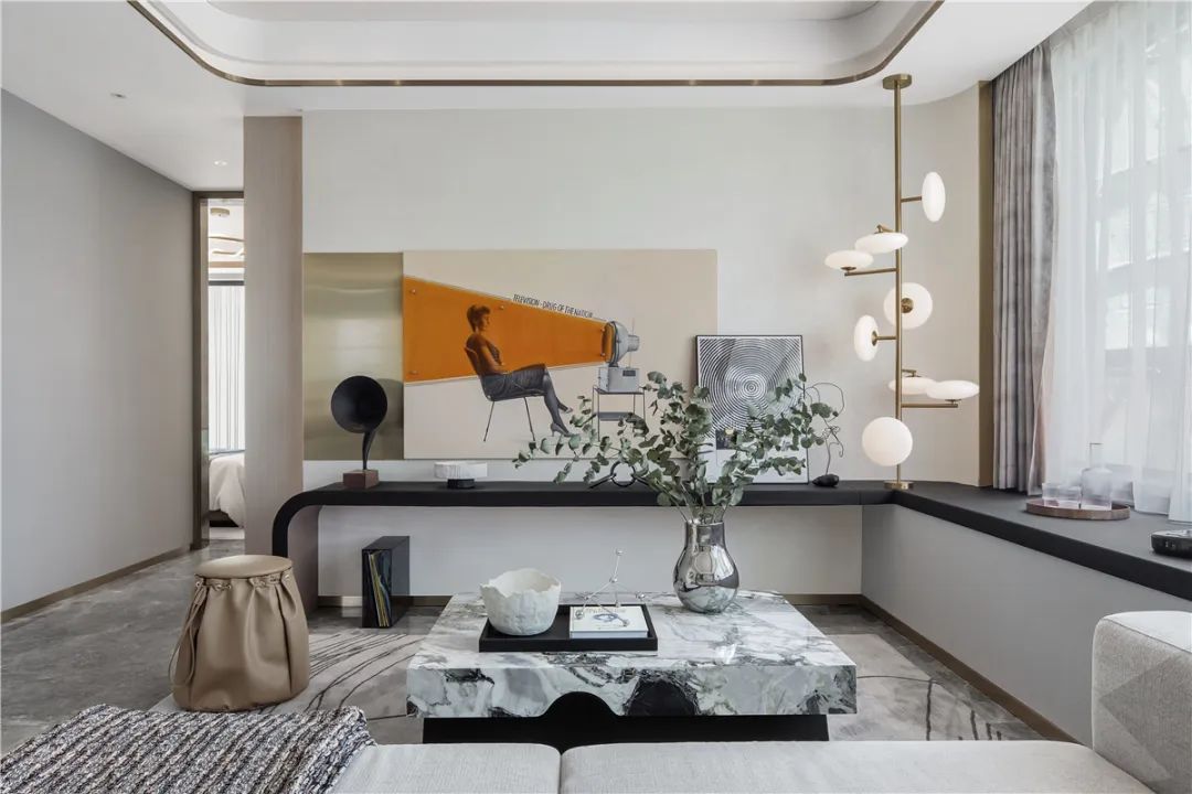 現(xiàn)代輕奢風(fēng)格家裝設(shè)計(jì)室內(nèi)裝修效果圖-客廳茶幾 現(xiàn)代輕奢風(fēng)格家裝設(shè)計(jì)室內(nèi)裝修效果圖-客廳茶幾