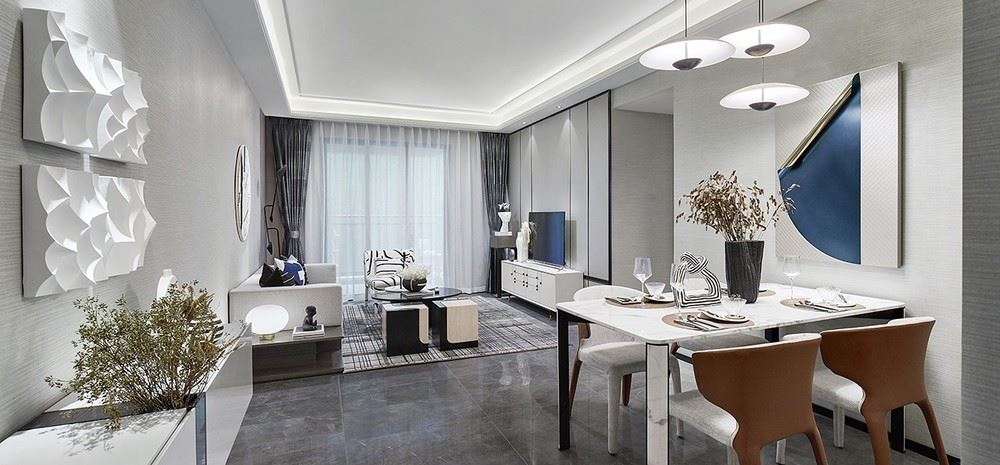 江門市明翠新村現(xiàn)代簡約風(fēng)格三居室裝修案例