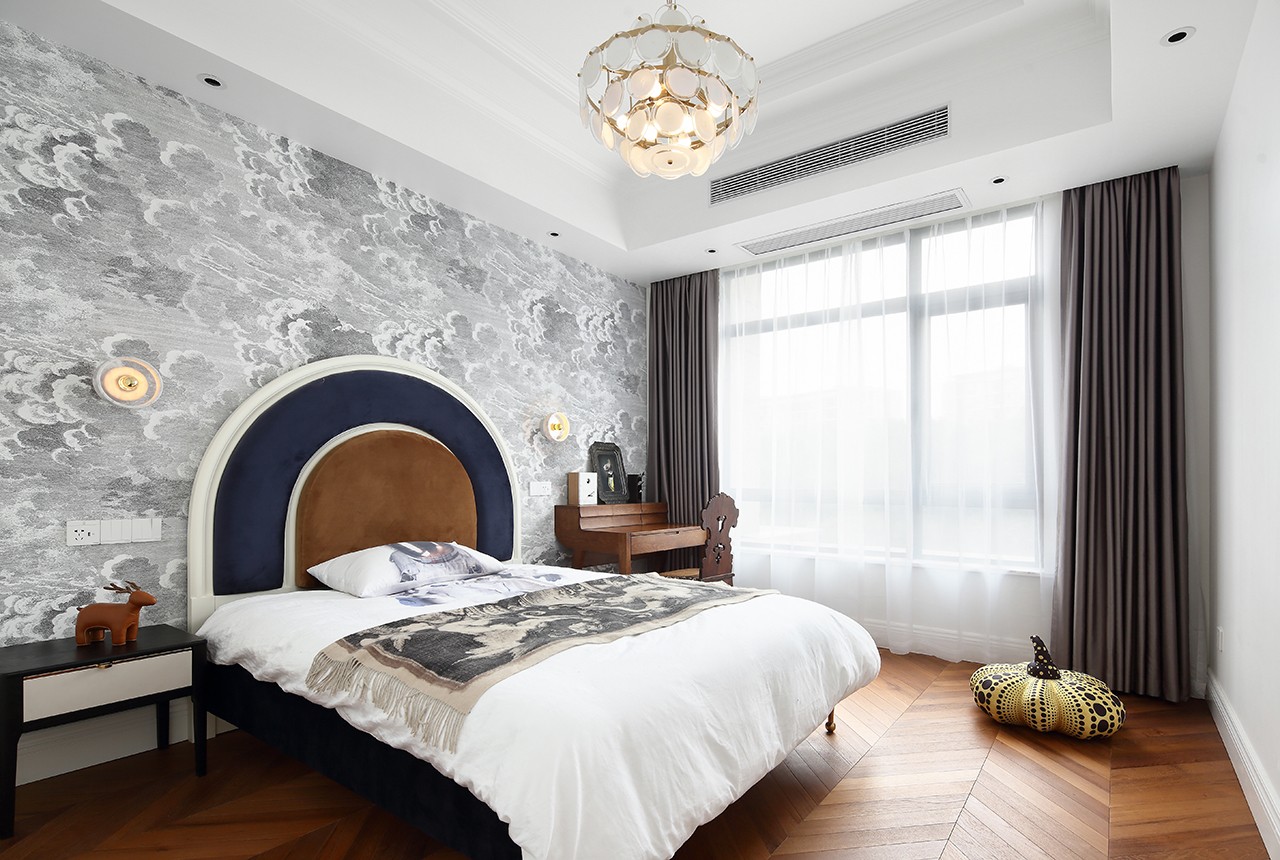 簡歐輕奢風格家裝設計別墅裝修效果圖-次臥 簡歐輕奢風格家裝設計別墅裝修效果圖-次臥