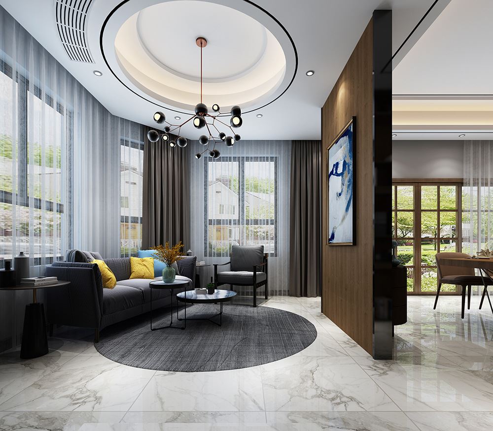 佛山市金茂碧桂園正榮府現(xiàn)代簡(jiǎn)約風(fēng)格別墅裝修案例