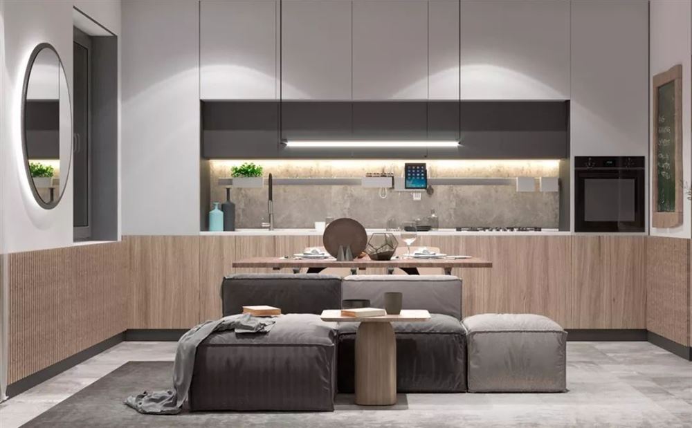 佛山市萬科悅都薈現(xiàn)代簡約風格公寓裝修案例