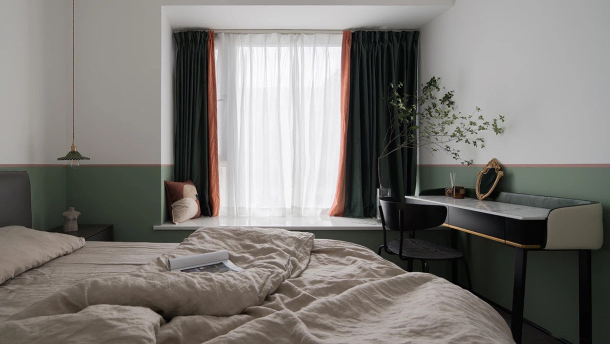 北歐混搭風格家裝設計室內(nèi)裝修效果圖-主臥 北歐混搭風格家裝設計室內(nèi)裝修效果圖-主臥