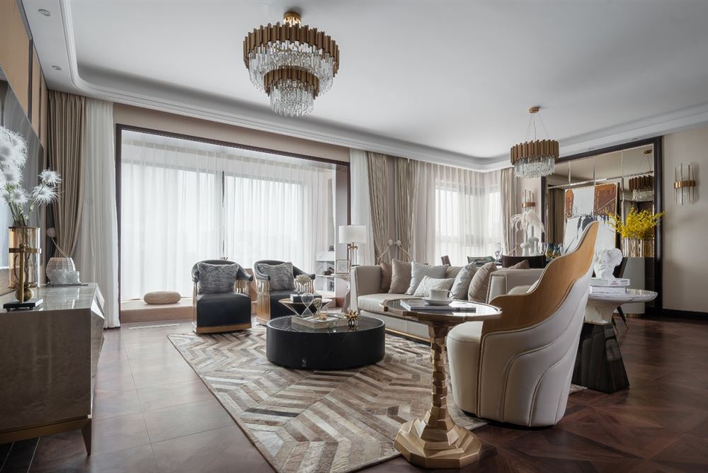 江門市江灣一品現(xiàn)代簡(jiǎn)約風(fēng)格四居室裝修案例