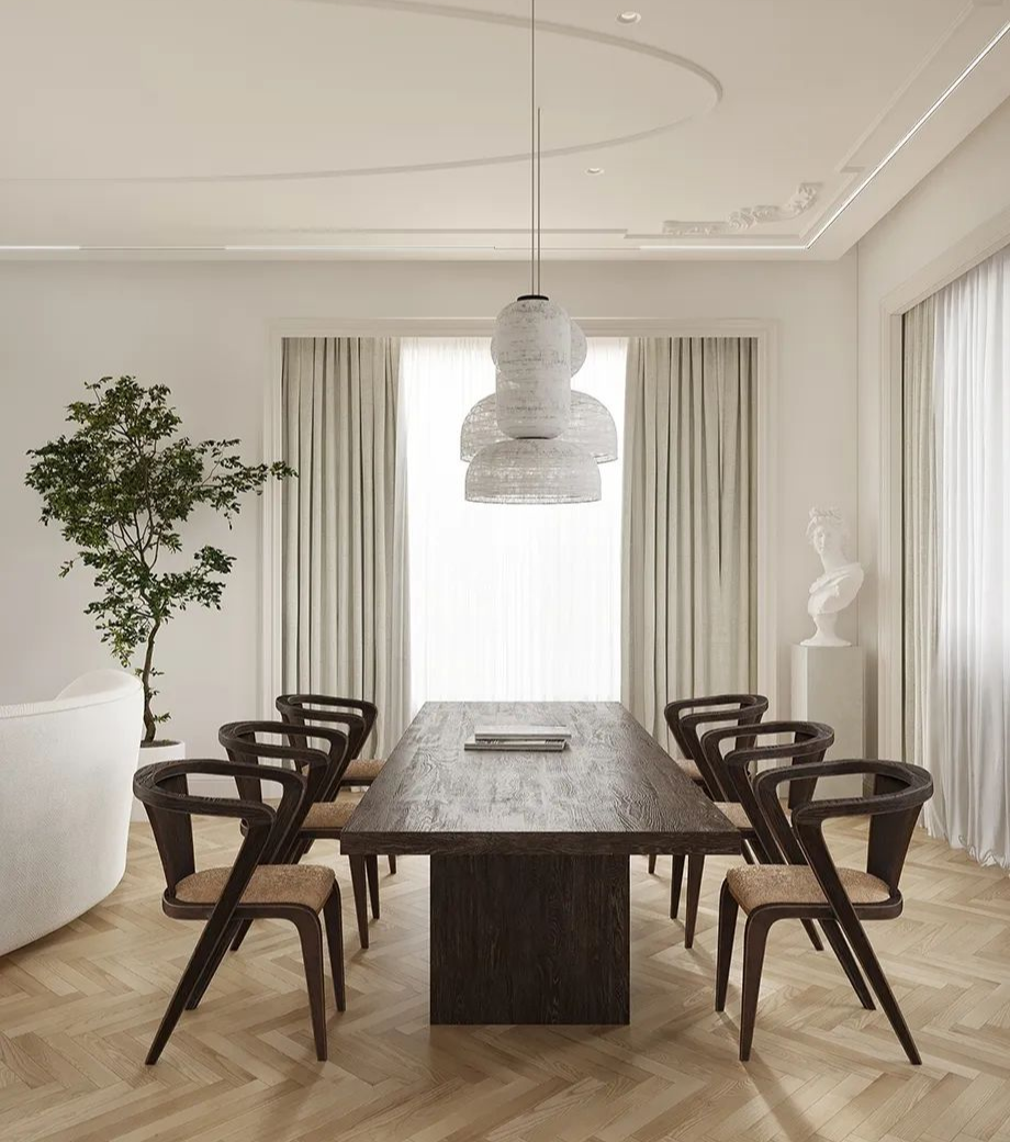 現(xiàn)代法式風格家裝設計室內(nèi)裝修效果圖-餐廳 現(xiàn)代法式風格家裝設計室內(nèi)裝修效果圖-餐廳