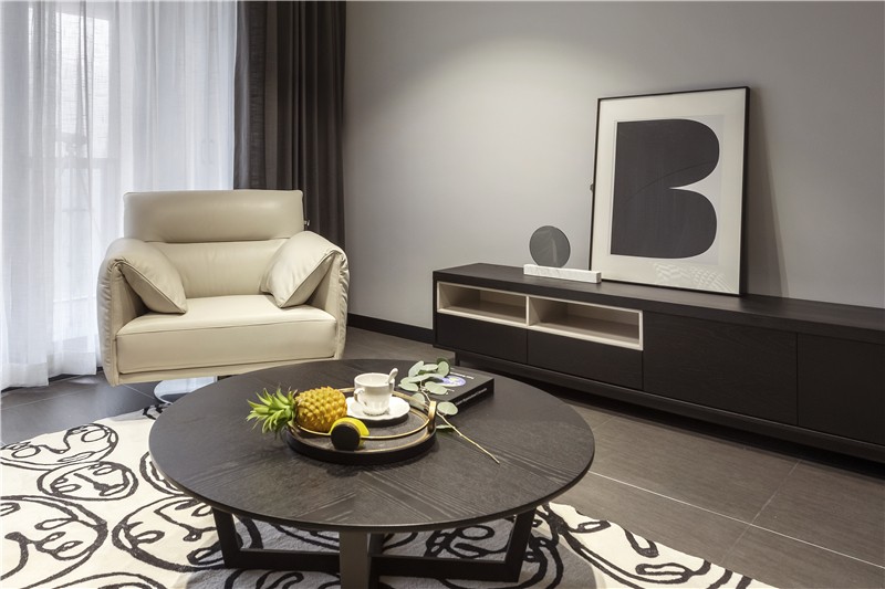 裝修案例現(xiàn)代輕奢風格室內(nèi)裝修效果圖-客廳茶幾 裝修案例現(xiàn)代輕奢風格室內(nèi)裝修效果圖-客廳茶幾