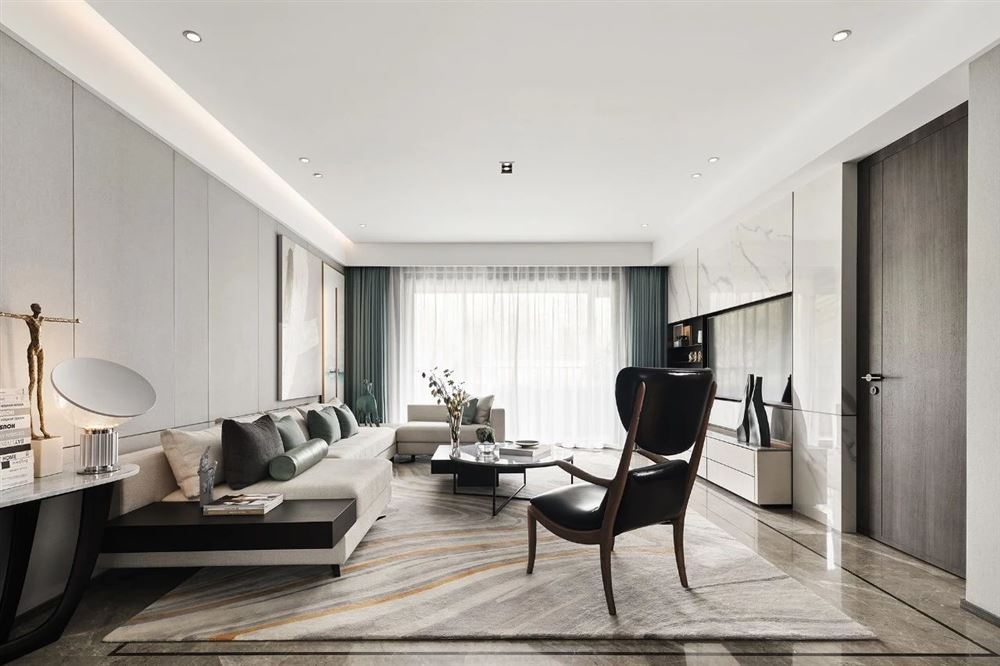 佛山市海倫堡&middot;美的&middot;玖悅府輕奢風(fēng)格四居室裝修案例