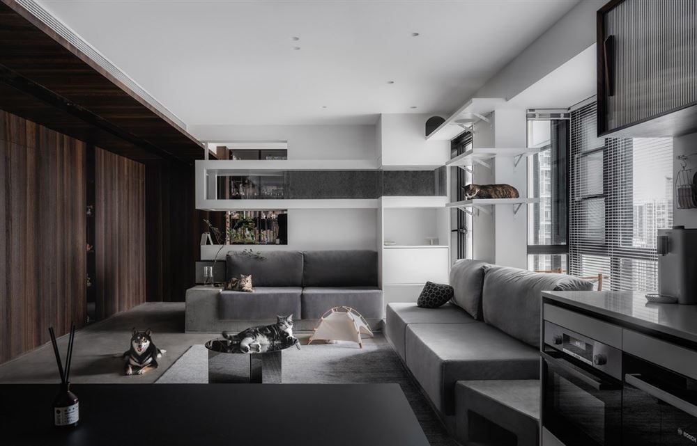 佛山市高明鈞明城現(xiàn)代簡(jiǎn)約風(fēng)格四居室裝修案例