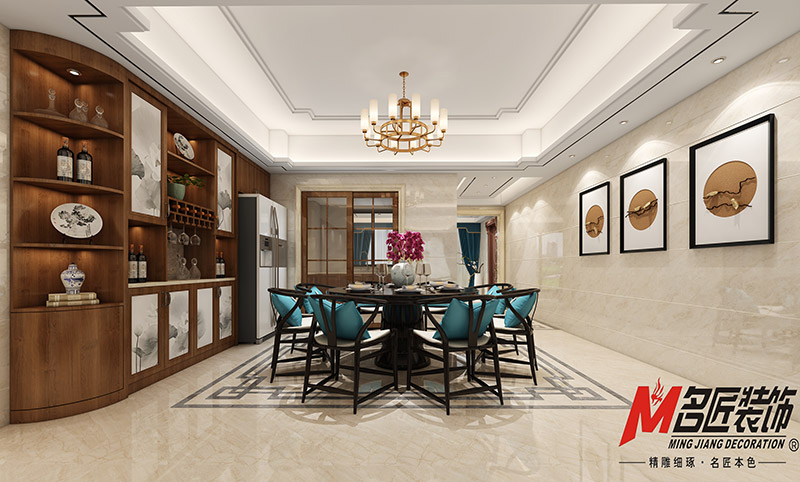 現(xiàn)代前衛(wèi)風格室內(nèi)裝修效果圖-寶德家園三居143平米-餐廳 現(xiàn)代前衛(wèi)風格室內(nèi)裝修效果圖-寶德家園三居143平米-餐廳