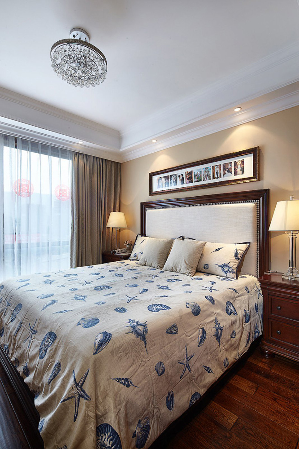 田園風(fēng)格室內(nèi)裝修效果圖-新會駿景灣豪庭三居130平米-臥室 田園風(fēng)格室內(nèi)裝修效果圖-新會駿景灣豪庭三居130平米-臥室