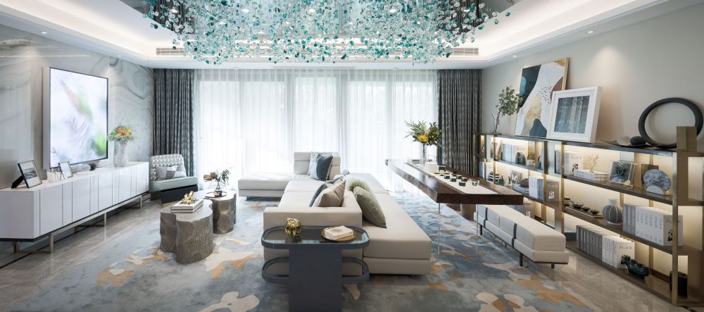 佛山市萬科金域時(shí)光(商業(yè))輕奢風(fēng)格四居室裝修案例