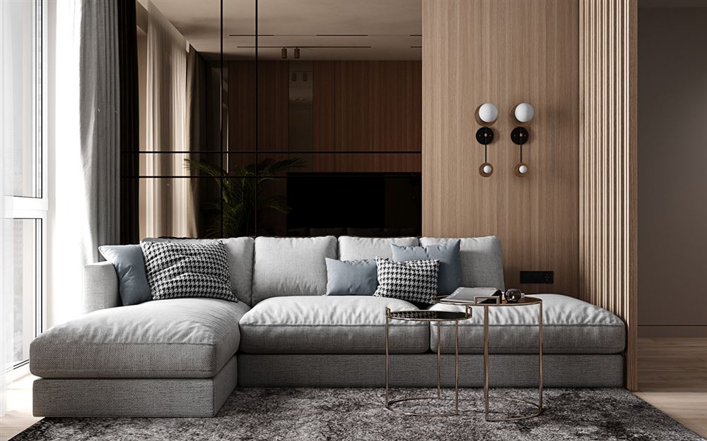 佛山市越秀御湖臺(tái)現(xiàn)代簡(jiǎn)約風(fēng)格三居室裝修案例