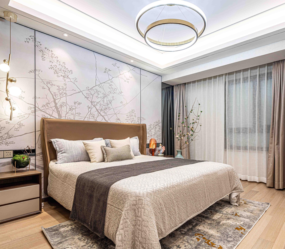 新中式風(fēng)格室內(nèi)設(shè)計家裝案例-臥室 新中式風(fēng)格室內(nèi)設(shè)計家裝案例-臥室