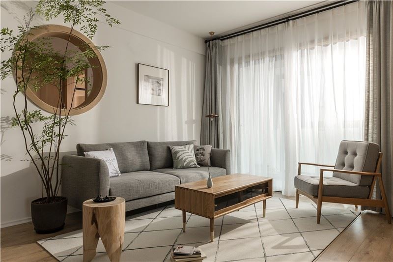 深圳市保利招商雍山郡北歐風格三居室裝修案例