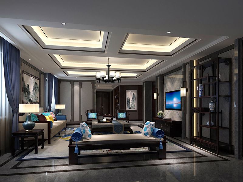 泰州市濱江新區(qū)富陽社區(qū)二區(qū)歐式風(fēng)格別墅裝修案例