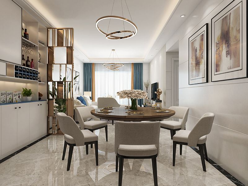 茂名市金源時代現(xiàn)代簡約風格三居室裝修案例