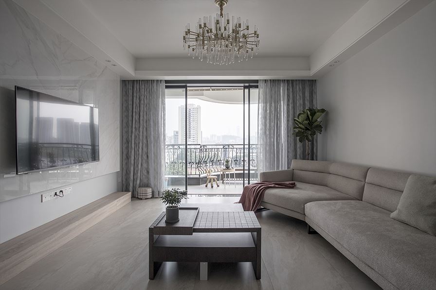 佛山市金地&middot;招商臻玥府現(xiàn)代風(fēng)格三居室裝修案例