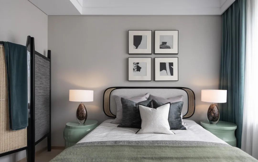 新中式風(fēng)格室內(nèi)設(shè)計(jì)家裝案例-客臥 新中式風(fēng)格室內(nèi)設(shè)計(jì)家裝案例-客臥