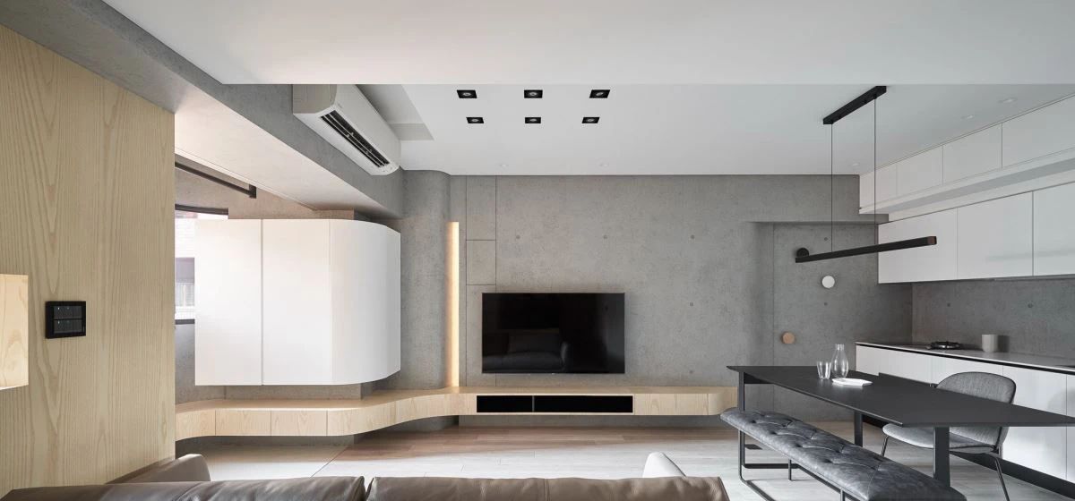 裝修案例現(xiàn)代極簡風(fēng)格室內(nèi)裝修效果圖-客廳 裝修案例現(xiàn)代極簡風(fēng)格室內(nèi)裝修效果圖-客廳