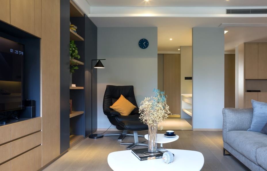 江門(mén)市恒大御景半島現(xiàn)代簡(jiǎn)約風(fēng)格三居室裝修案例