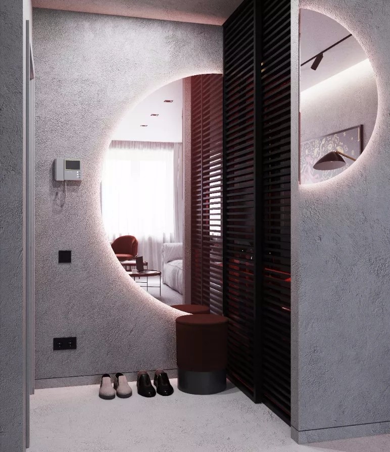 裝修案例高級灰混搭風(fēng)格室內(nèi)裝修效果圖-玄關(guān) 裝修案例高級灰混搭風(fēng)格室內(nèi)裝修效果圖-玄關(guān)