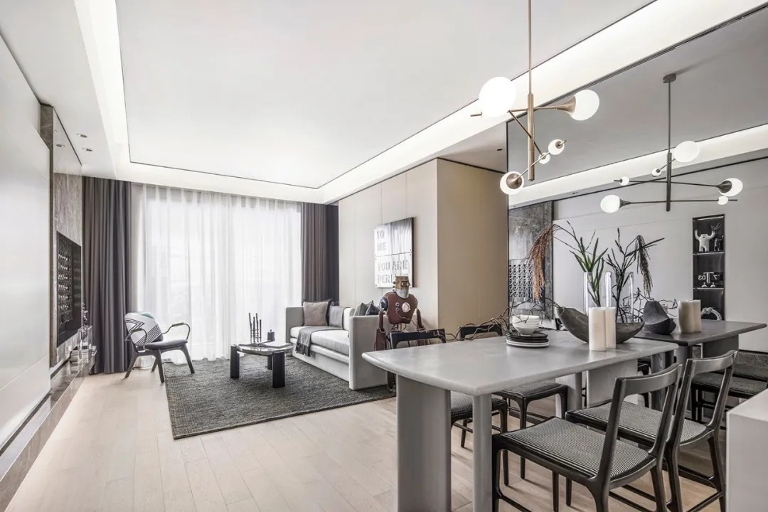 現(xiàn)代朋克風(fēng)格室內(nèi)設(shè)計家裝案例-客餐廳 現(xiàn)代朋克風(fēng)格室內(nèi)設(shè)計家裝案例-客餐廳