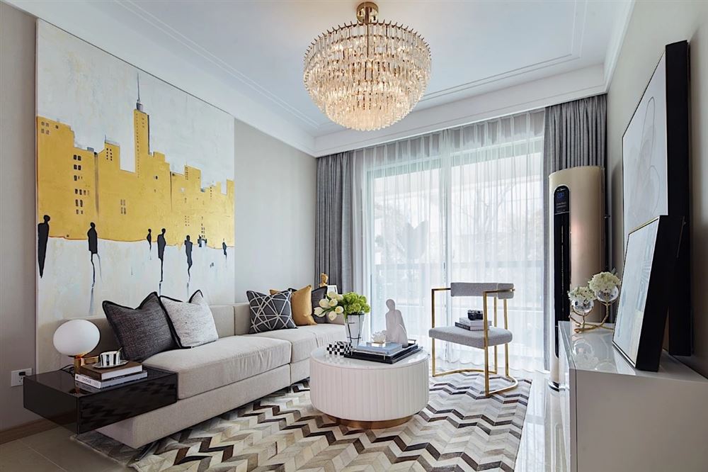 南寧市萊茵湖畔現(xiàn)代風(fēng)格三居室裝修案例