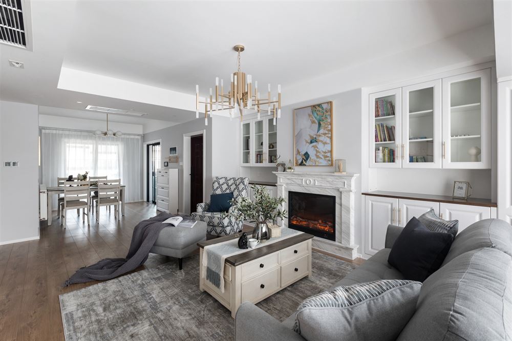 江門(mén)市碧華園歐式風(fēng)格三居室裝修案例