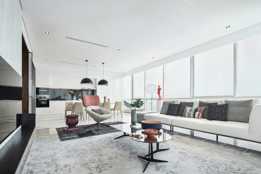 楚雄彝族自治州楚雄雍和居(彝海南路)現(xiàn)代簡約風格平層裝修案例