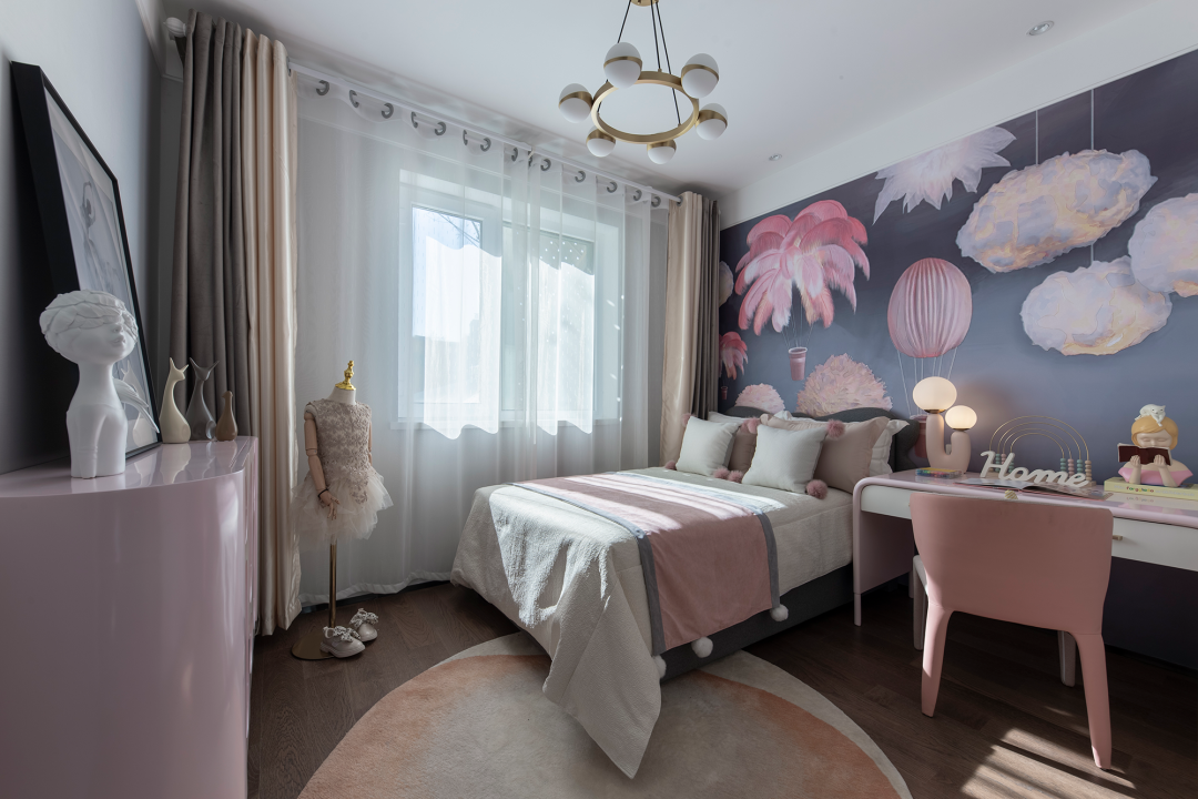 新中式風(fēng)格室內(nèi)設(shè)計(jì)家裝案例-兒童房 新中式風(fēng)格室內(nèi)設(shè)計(jì)家裝案例-兒童房