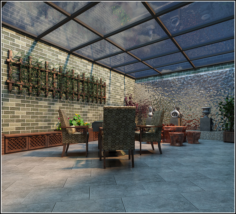 大同鉑藍郡別墅410平米地中海風(fēng)格裝修案例-陽光房 大同鉑藍郡別墅410平米地中海風(fēng)格裝修案例-陽光房