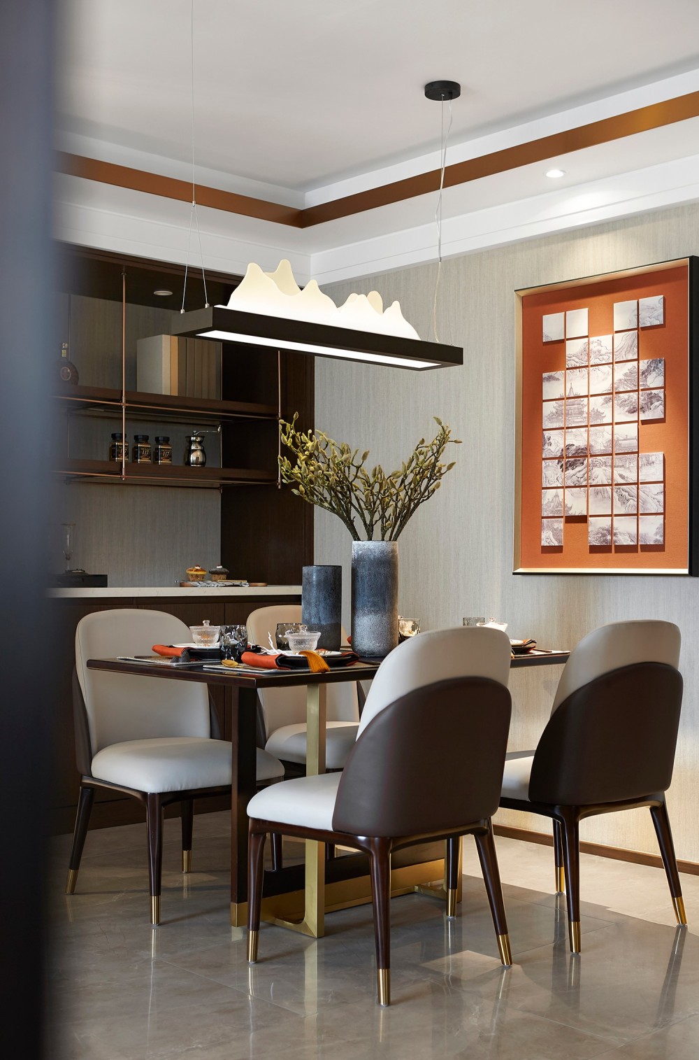 新中式風格室內(nèi)設(shè)計家裝案例-餐廳 新中式風格室內(nèi)設(shè)計家裝案例-餐廳