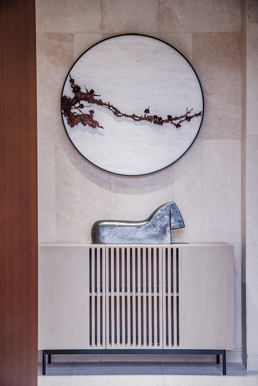 新中式風格室內(nèi)家裝案例效果圖-玄關 新中式風格室內(nèi)家裝案例效果圖-玄關