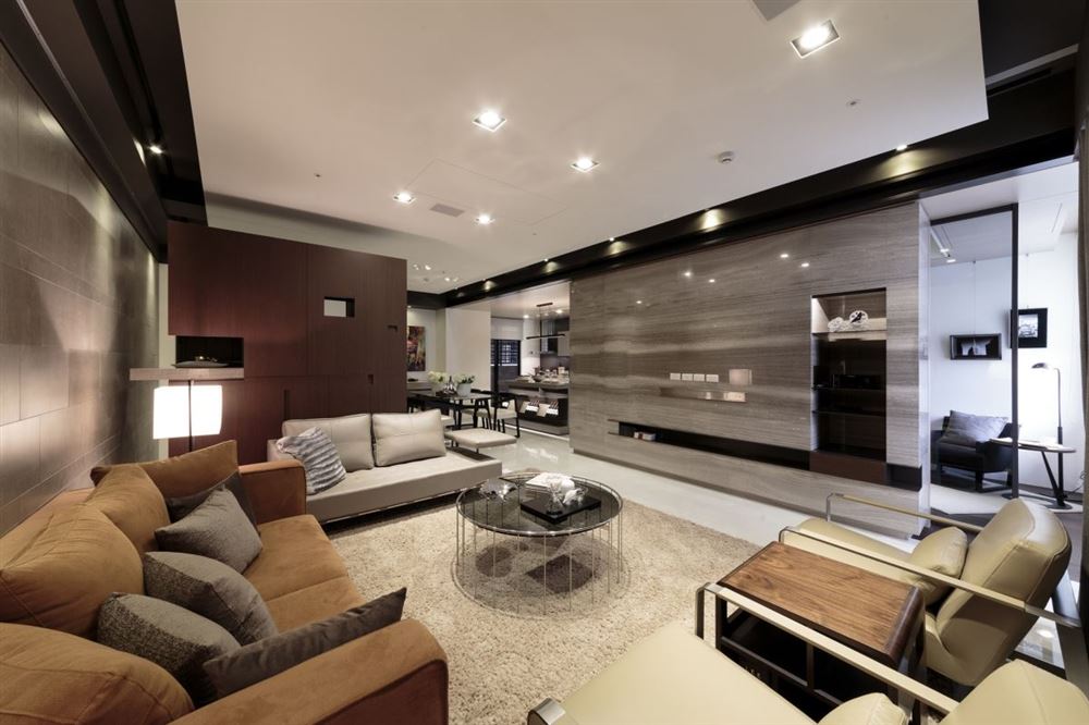 廣州市雅居樂富春山居輕奢風(fēng)格四居室裝修案例