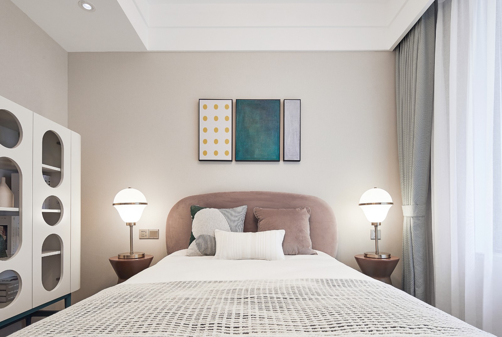 美式輕奢風(fēng)格室內(nèi)設(shè)計家裝案例-次臥 美式輕奢風(fēng)格室內(nèi)設(shè)計家裝案例-次臥