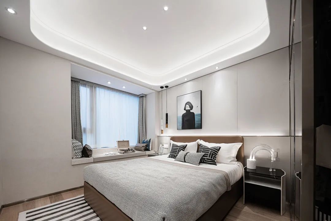 現(xiàn)代簡約風格室內(nèi)設計家裝案例-次臥 現(xiàn)代簡約風格室內(nèi)設計家裝案例-次臥